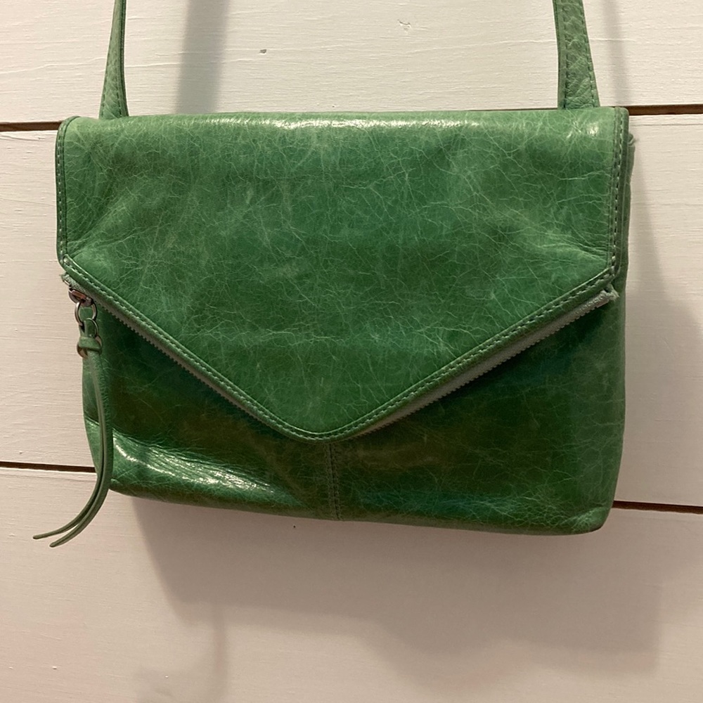 Green hobo crossbody